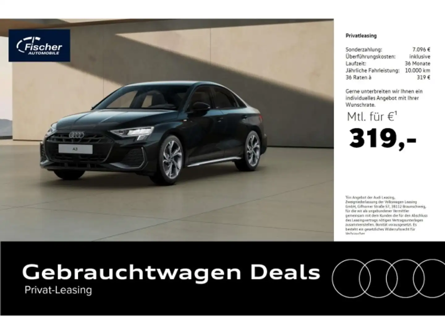 Audi A3 Limousine 35 TFSI S line S-Tronic AHK/NAV/18'' Schwarz - 1