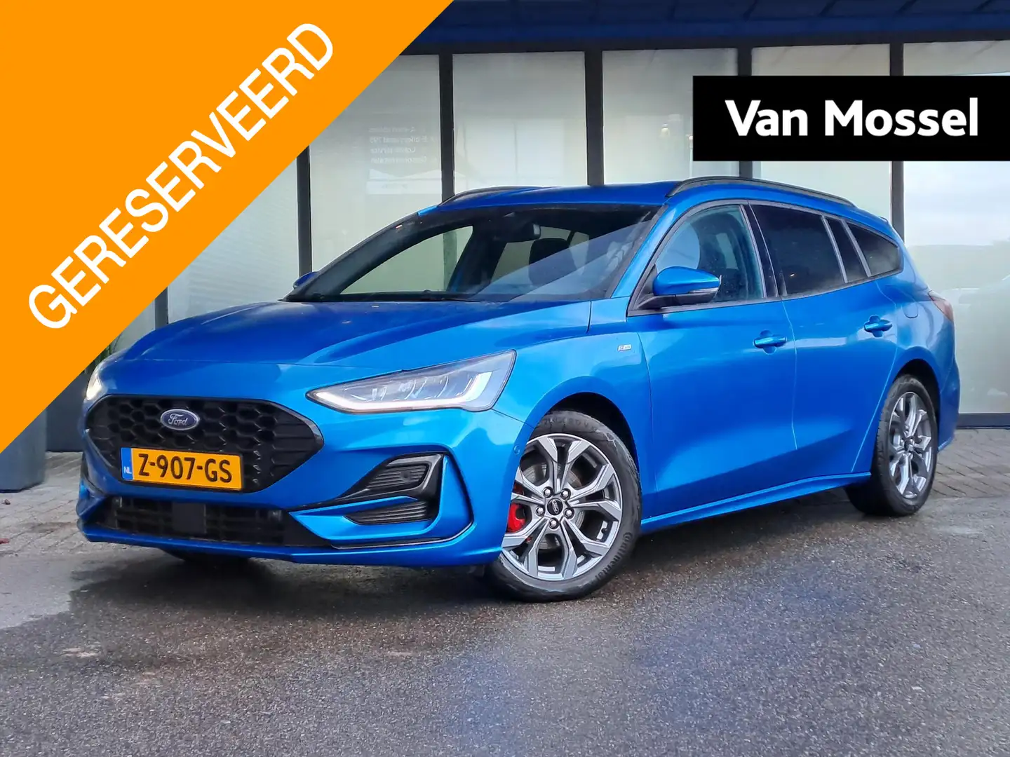 Ford Focus Wagon 1.0 EcoBoost Hybrid ST Line X | Apple Carpla Blau - 1