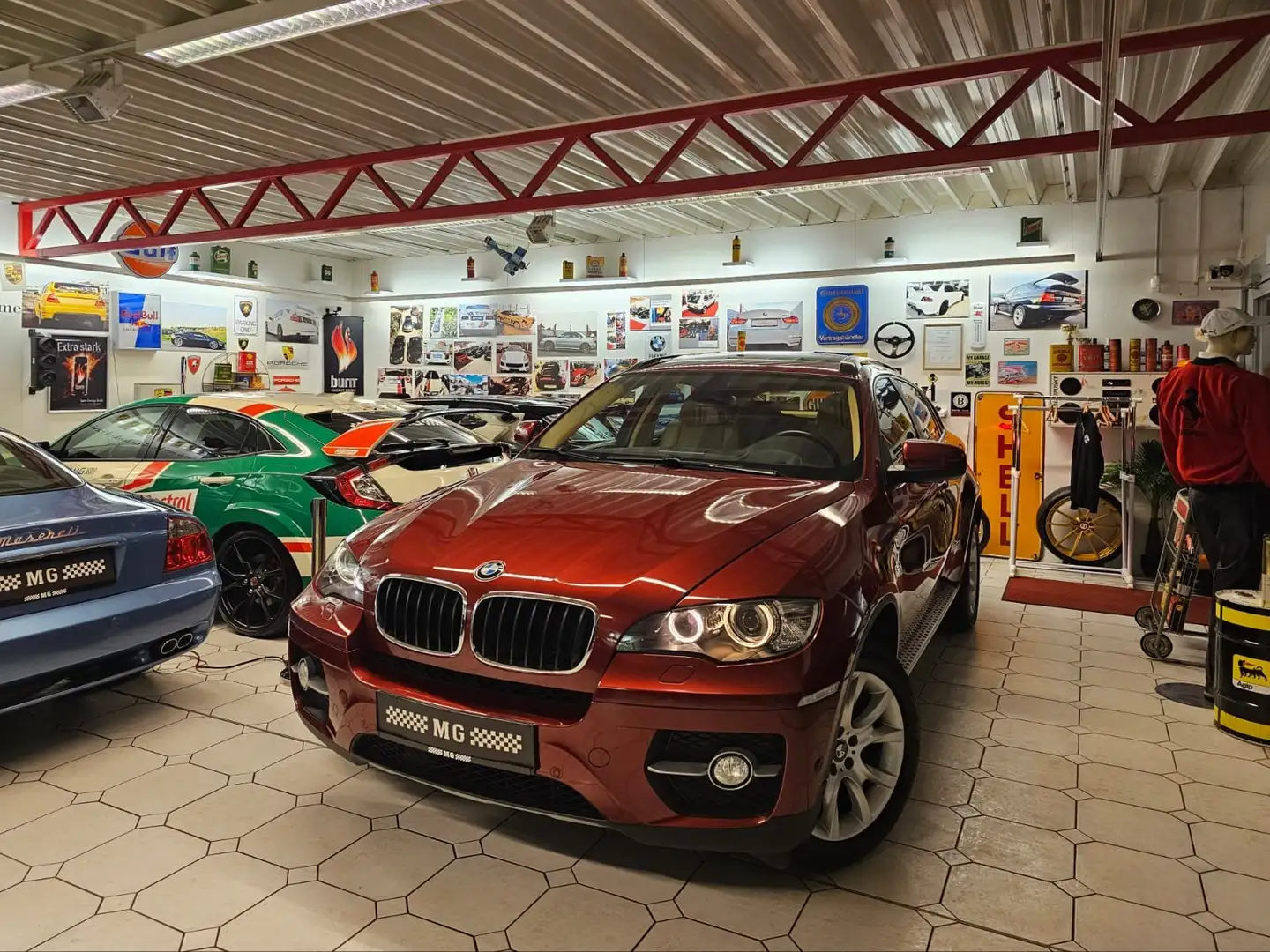 BMW X6 xDrive30d 1 Besitz ACC head up Schiebedach Rot - 1