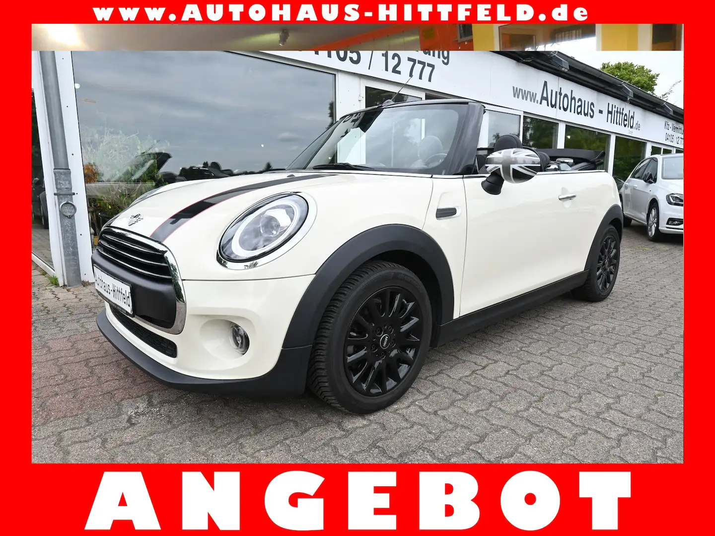 MINI One Cabrio Klimaaut Navi SportLeder LED PDC Alus Weiß - 1