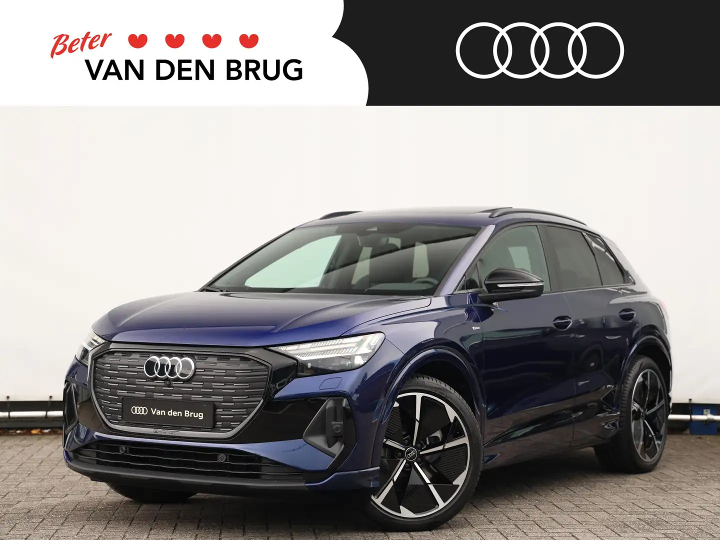 Audi Q4 e-tron 45 S Edition 82 kWh | Pano | Matrix LED koplampen Blauw - 1