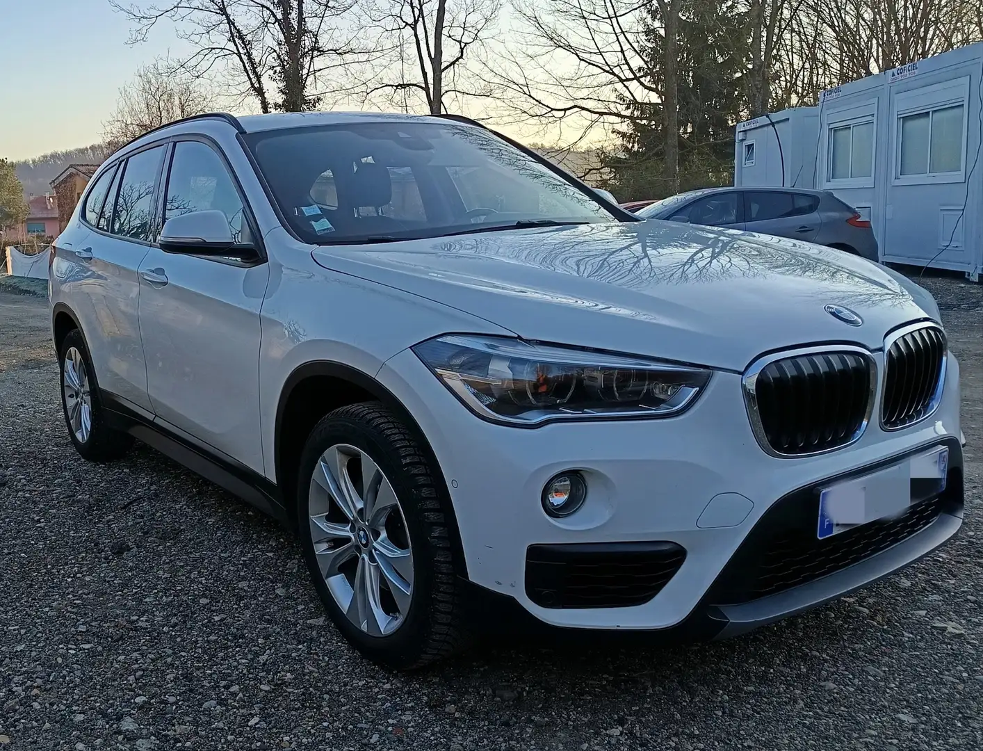 BMW X1 X1 sDrive 18d 150 ch BVA8 Sport Blanc - 1