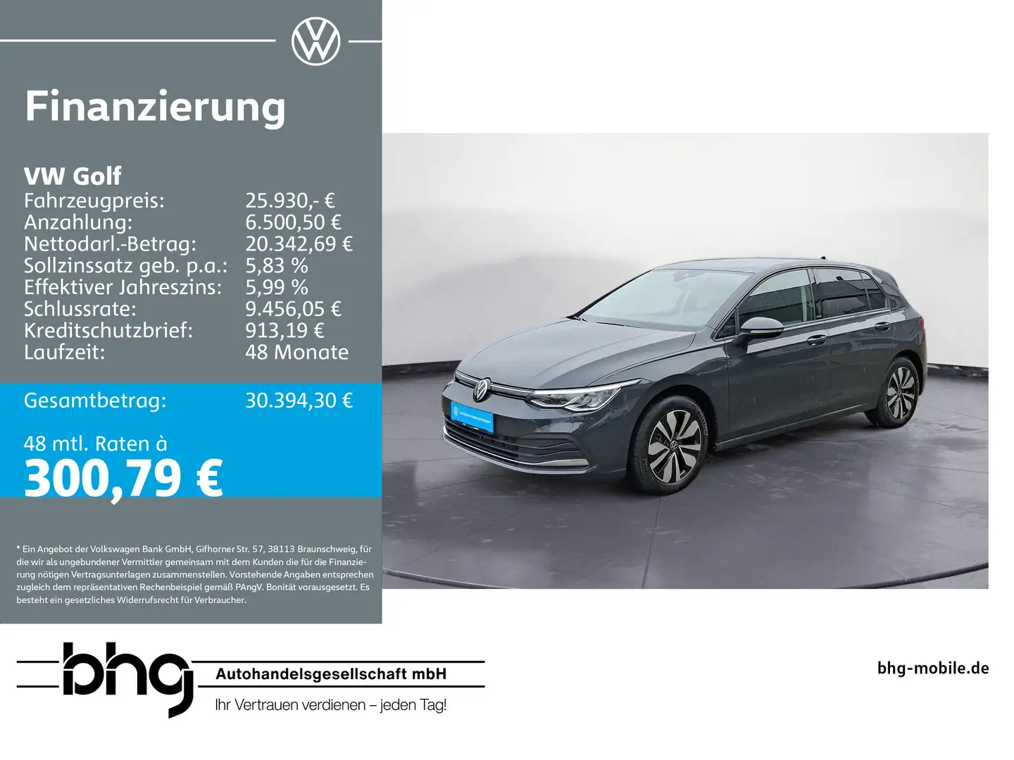 Volkswagen Golf 1.5 TSI MOVE #LED #PDC #APP-CONNECT #LIGHT- Grau - 1