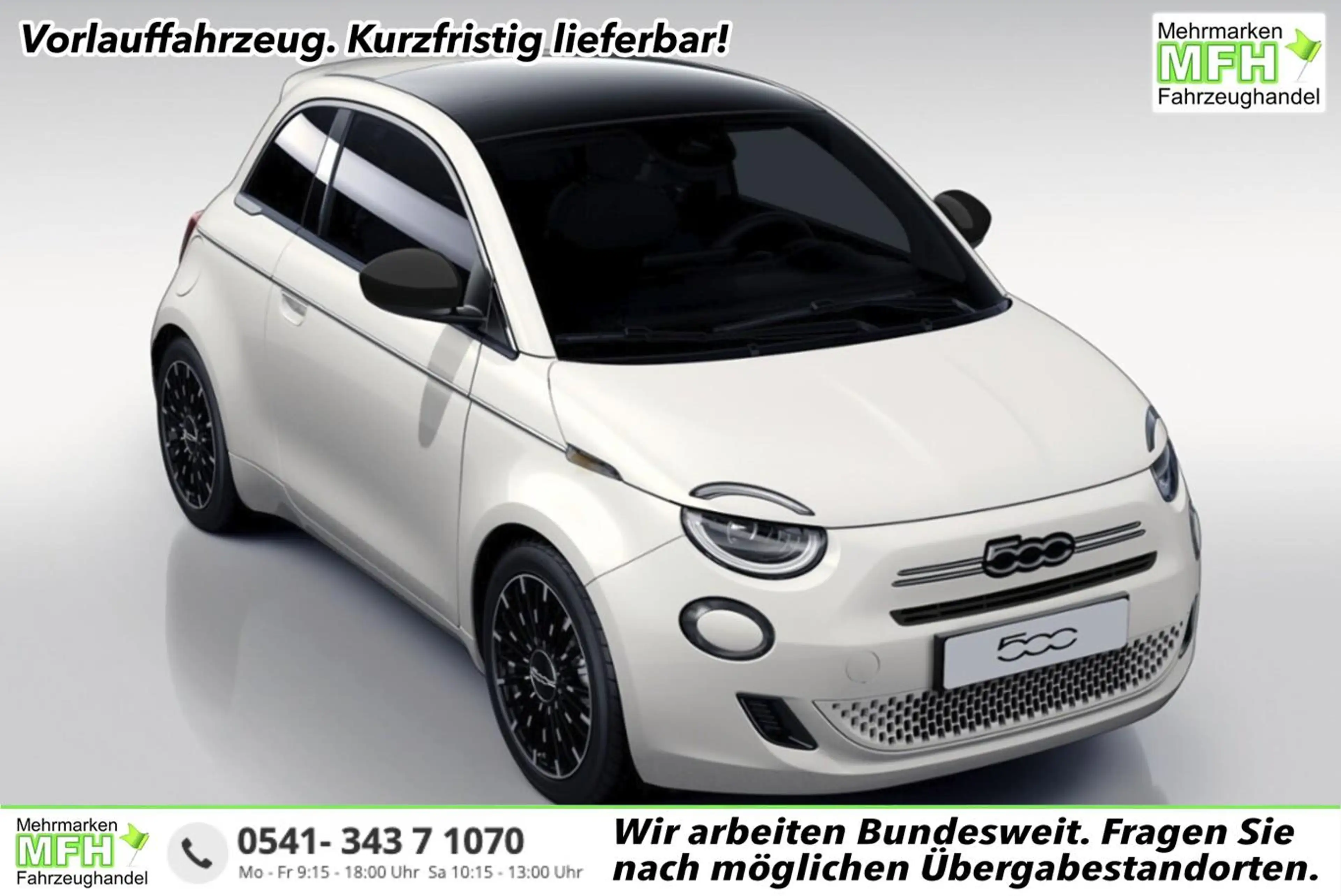 Fiat 500 La Prima Hybrid Pano SHZ Keyl Nav Kam PDC 17 48...