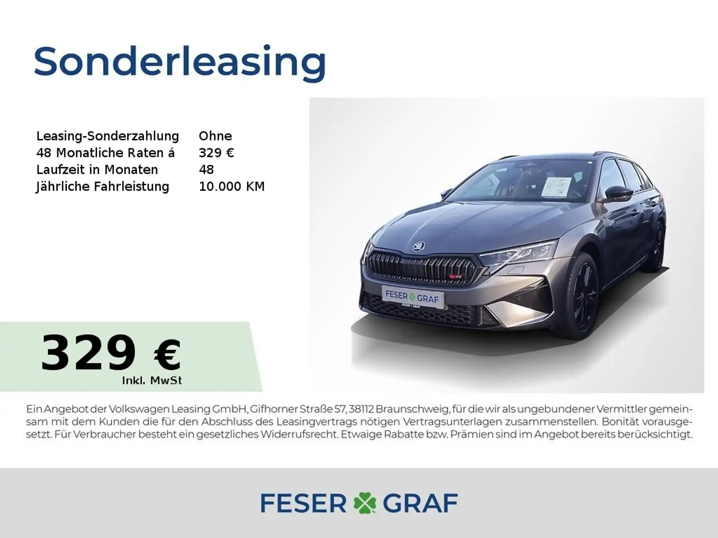 Skoda Octavia RS 2,0 TSI DSG - AHK,SHZ,NAVI,KAMERA Grau - 1