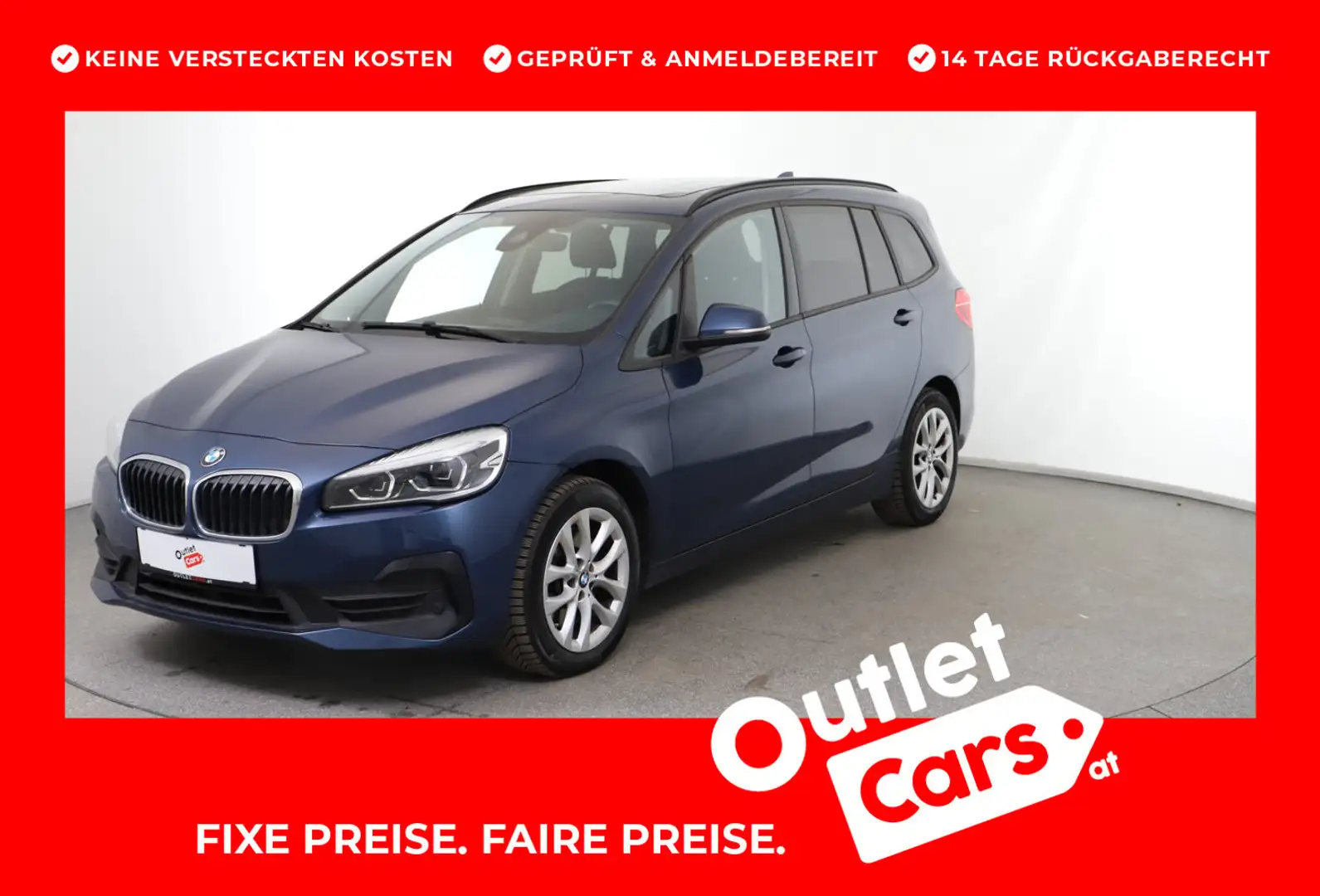 BMW 218 BMW 218d Gran Tourer Blau - 1
