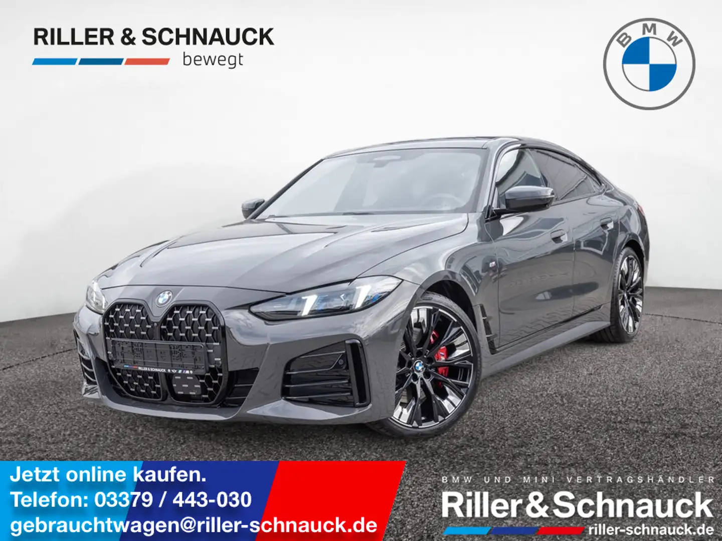 BMW 420 d Gran Coupe xDrive M-Sport STANDHZ 360° Grau - 1