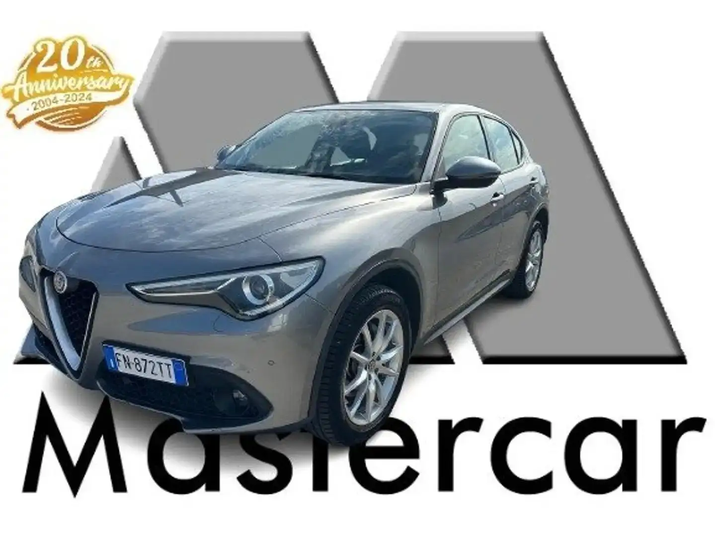 Alfa Romeo Stelvio 2.2 t Business Q4 180cv AT8 auto - FN872TT Grigio - 1