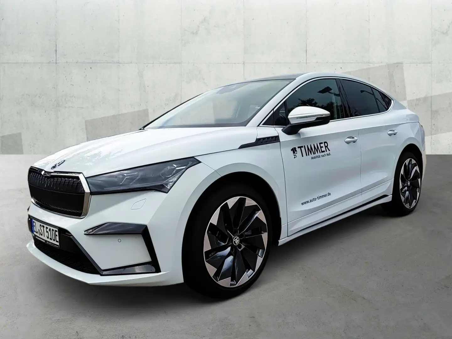 Skoda Enyaq Coupe 85 *MATRIX*PANORAMA*ACC*21"* Bianco - 2
