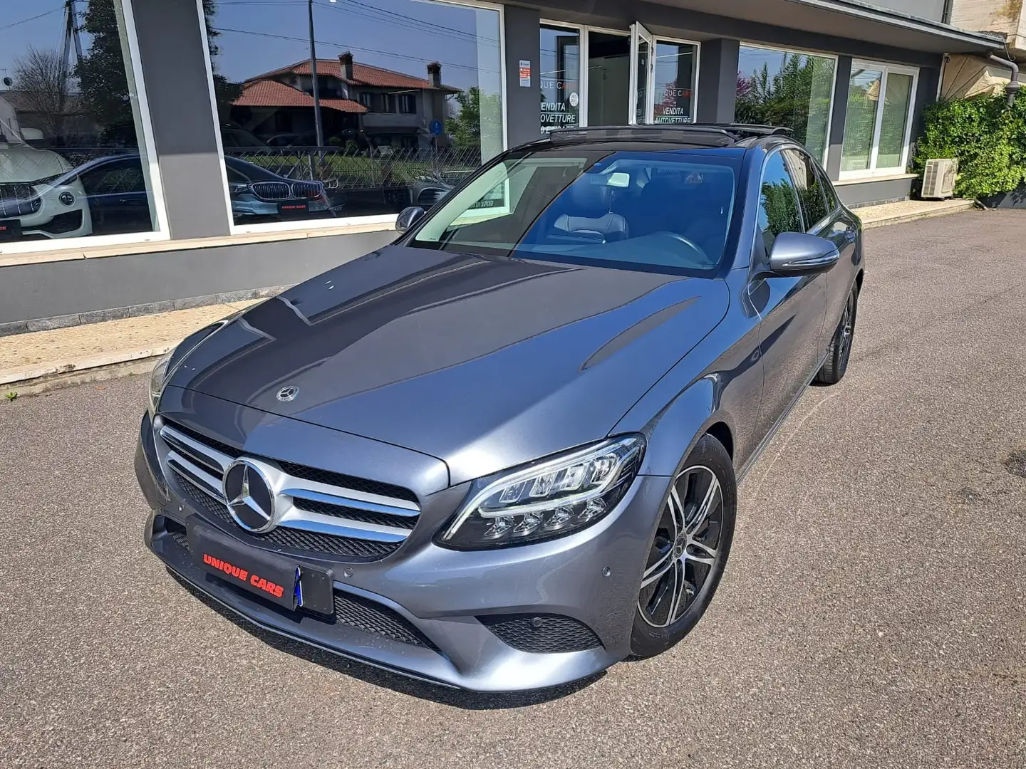 Mercedes-Benz C 220 TETTO/FARI FULL LED  d Sport Plus auto Grey - 1