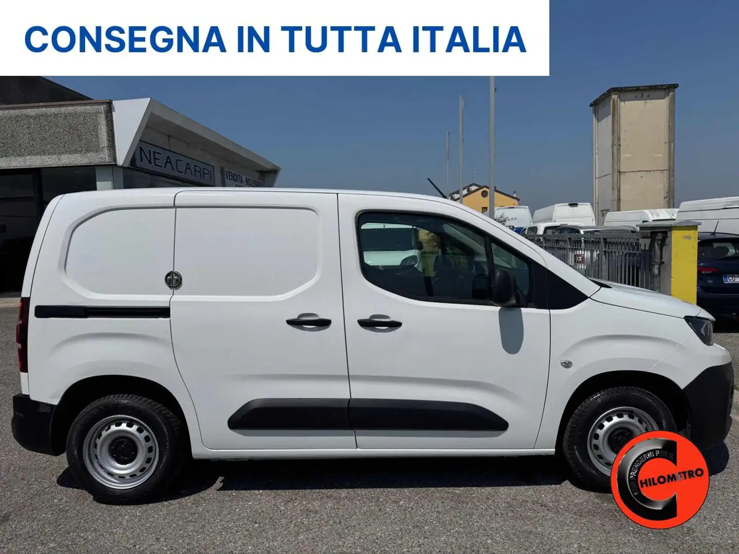 Peugeot Partner B.HDi 100 CV 3 POSTI(PC-TN)-CRUISE-PASSO CORTO-E6D Bianco - 2