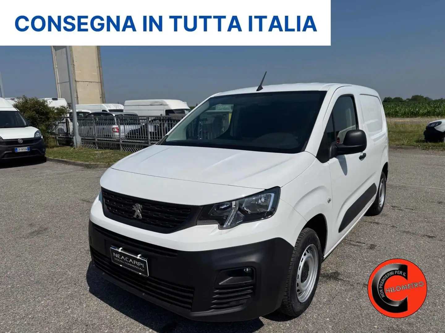 Peugeot Partner B.HDi 100 CV 3 POSTI(PC-TN)-CRUISE-PASSO CORTO-E6D Bianco - 1