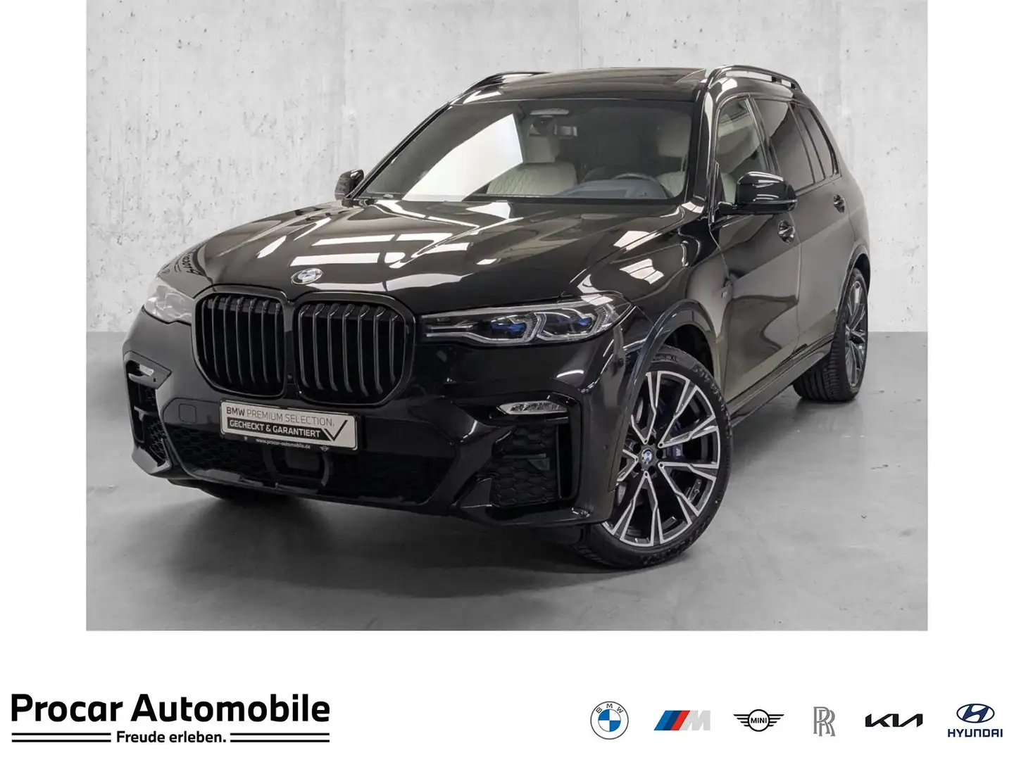 BMW X7 M 50i Laser AHK Sky Lounge DA Prof 360° HuD  M Sport Nero - 1