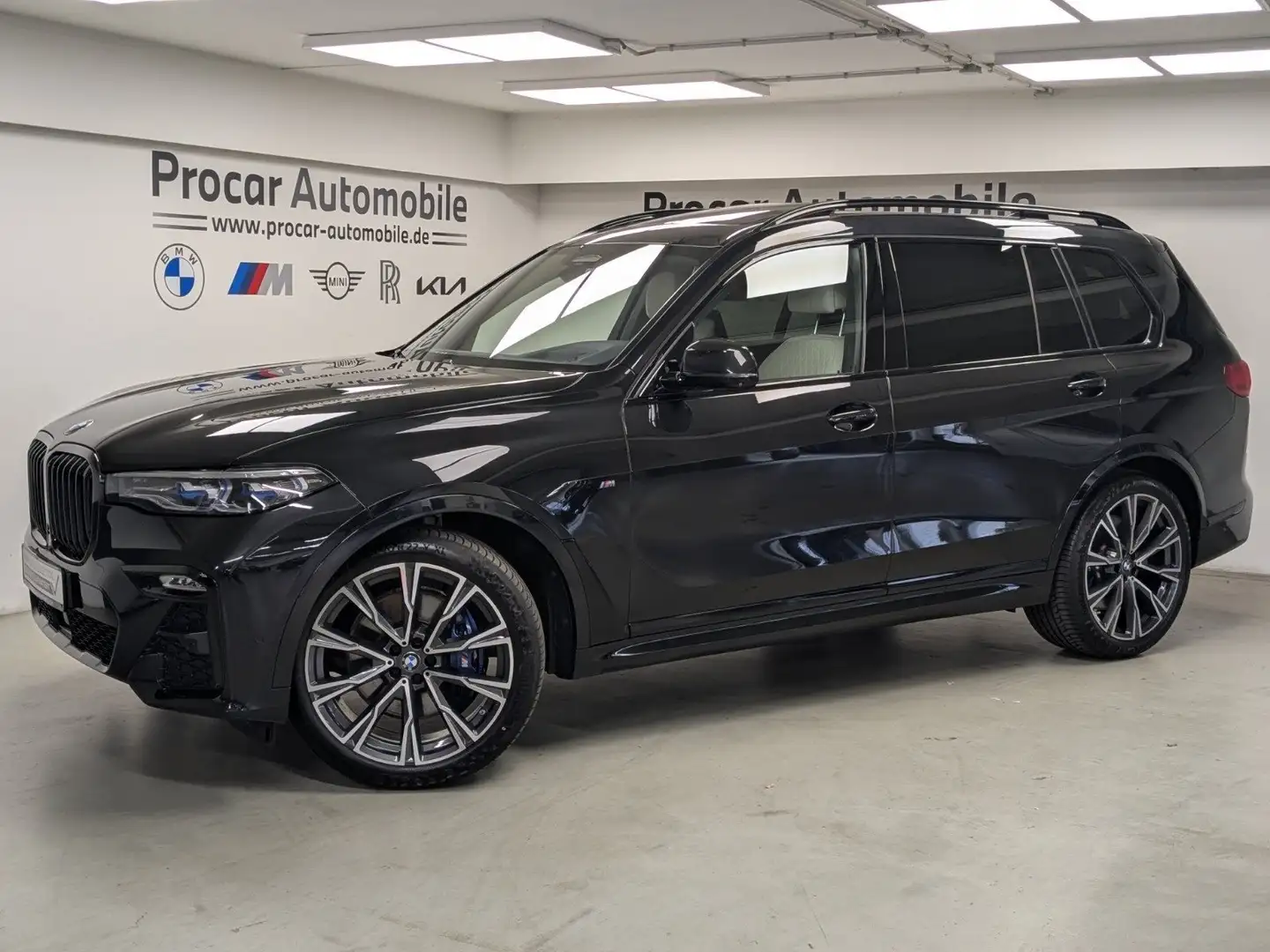 BMW X7 M 50i Laser AHK Sky Lounge DA Prof 360° HuD  M Sport Nero - 2