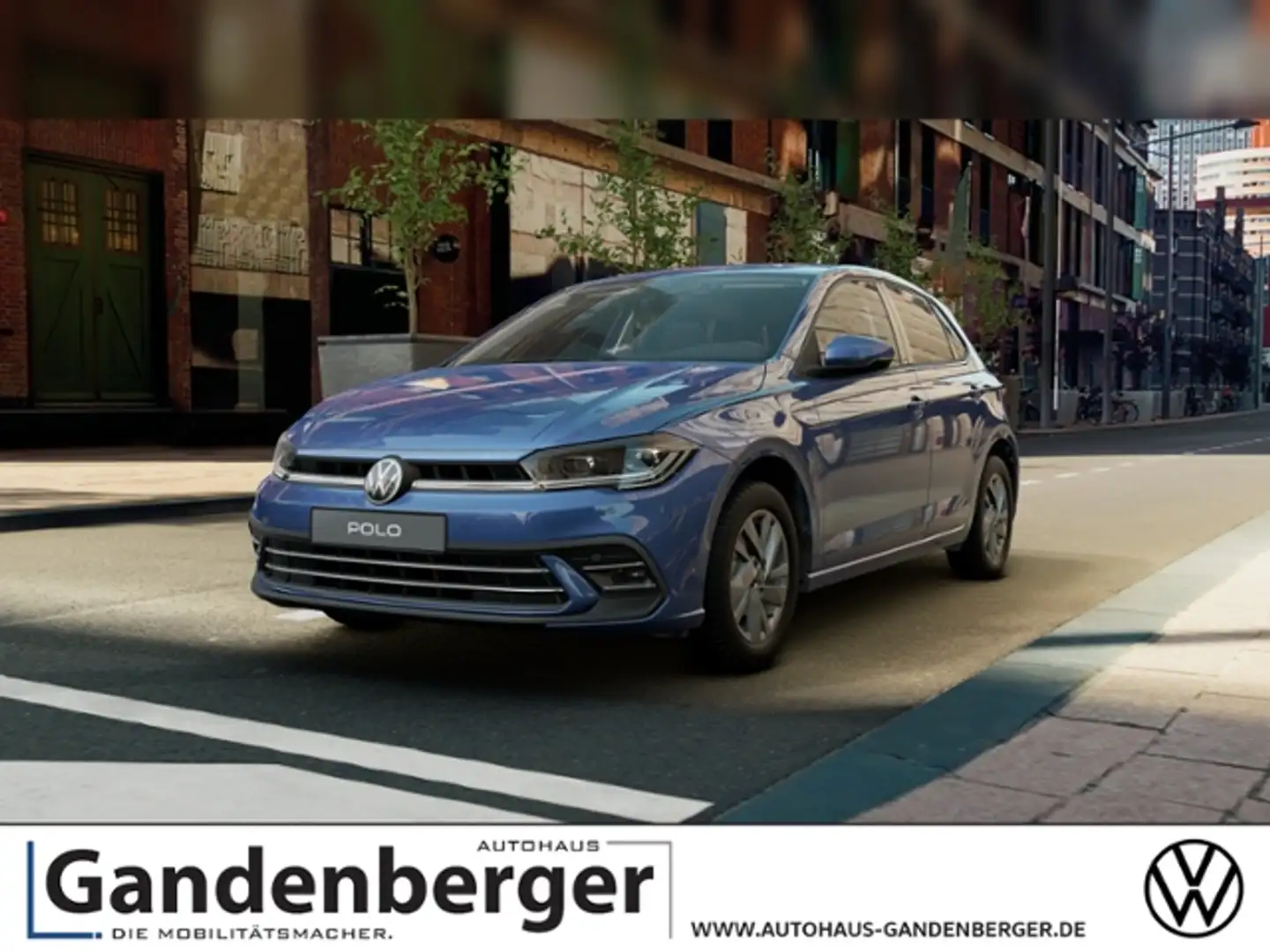Volkswagen Polo Style 1,0 l TSI 95 PS 7-Gang-DSG plava - 1