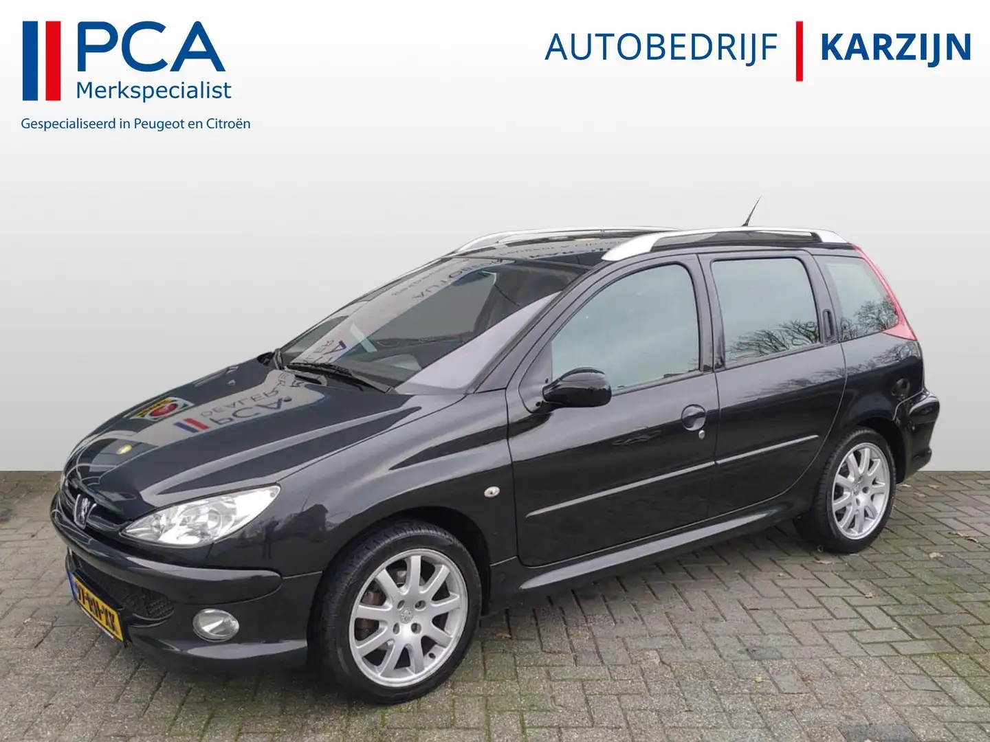 Peugeot 206 SW 1.6-16V Griffe Zwart - 1