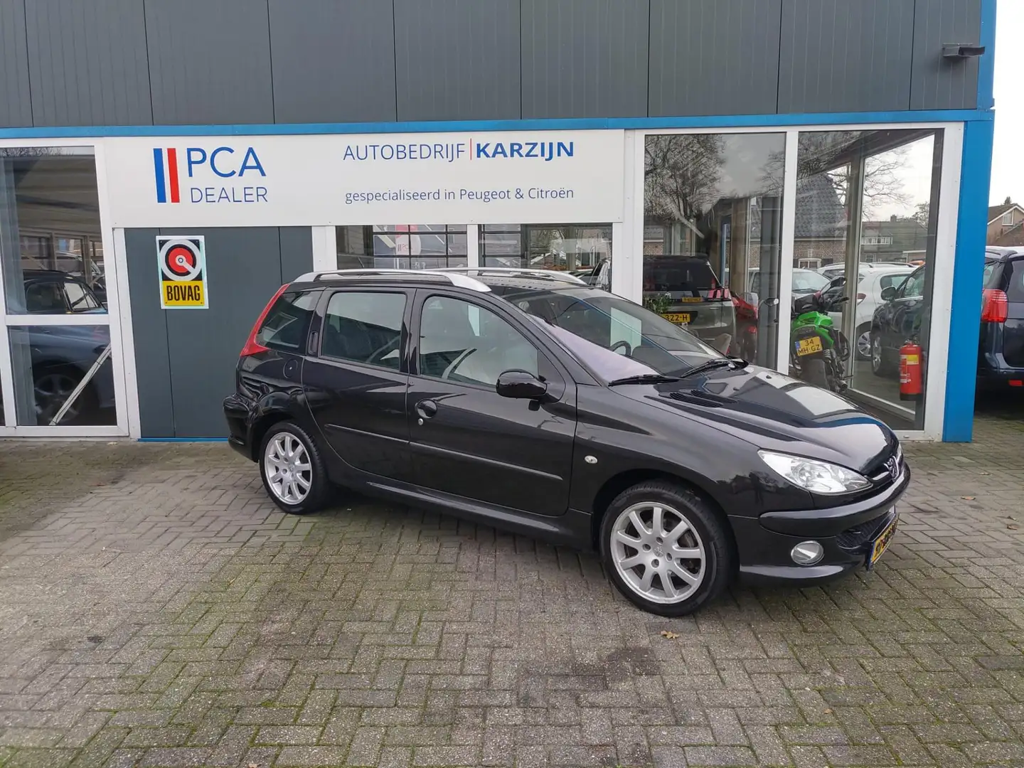 Peugeot 206 SW 1.6-16V Griffe Zwart - 2