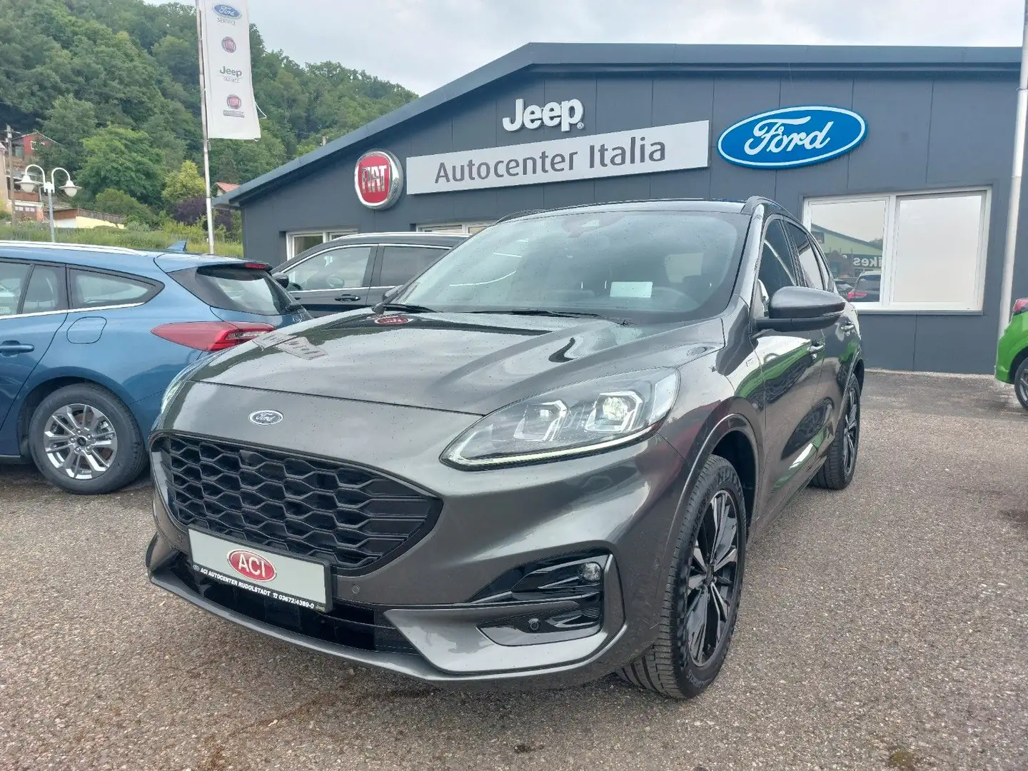 Ford Kuga FHEV Hybrid ST-LineX 4x4 Autom/Assitenz/AHK Grigio - 1