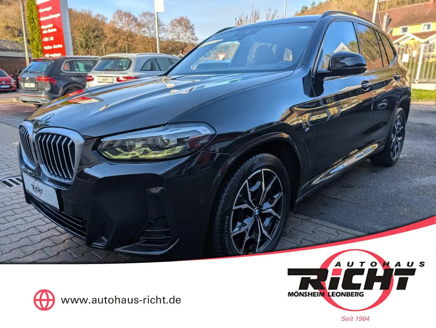 BMW X3 xDrive20i M Sport Navi 360° SHZ DAB Noir - 1