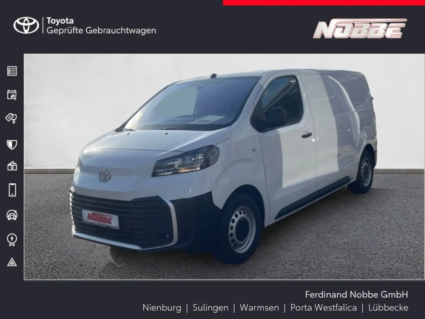 Toyota Proace 2,0-l-D-4D L1 Meister Bílá - 1