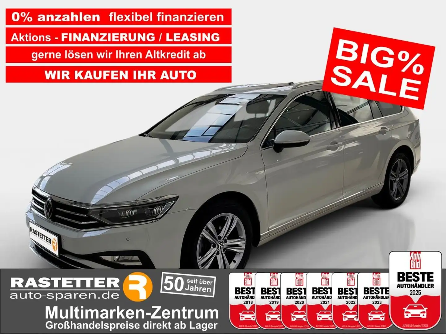 Volkswagen Passat Variant DSG Elegance PanoSD+Standhzg+Matrix+Navi+ACC+Kamer Weiß - 1