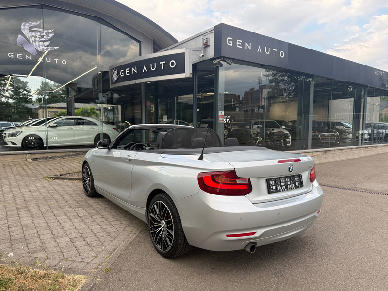 BMW 218 i Cabriolet Sport Edition Xenon Siège Chauffant * 12 MOIS GARANTIE * — photo 7
