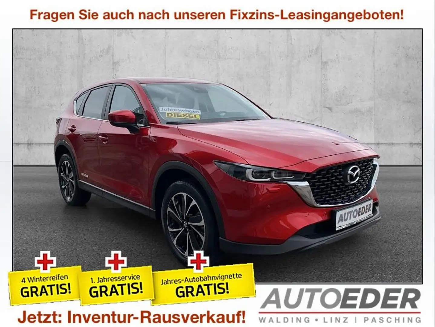 Mazda CX-5 CD150 Skyactiv D Advantage Rot - 1
