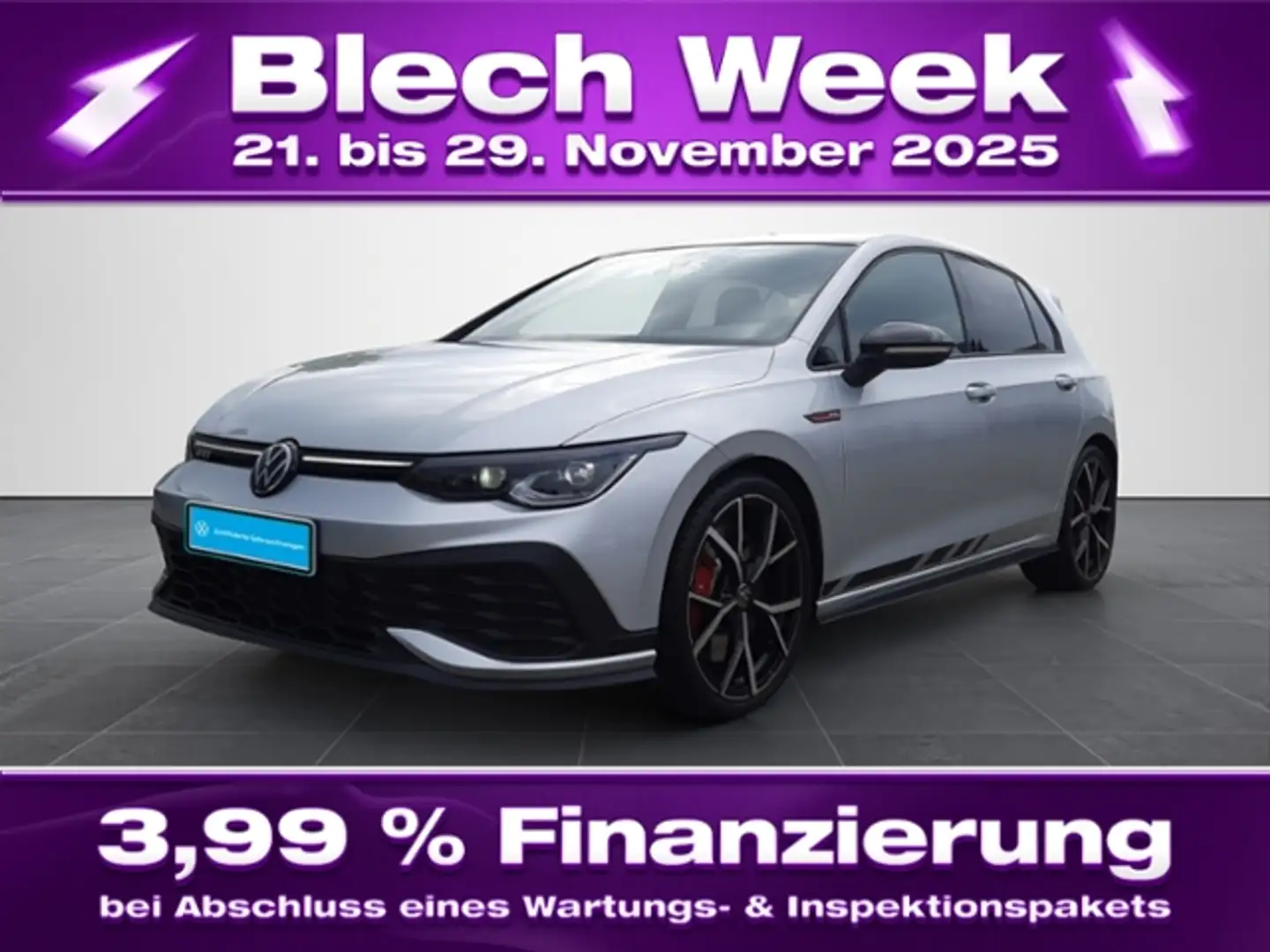 Volkswagen Golf VIII GTI Clubsport Matrix/Pano/HK/Kamera Silber - 1