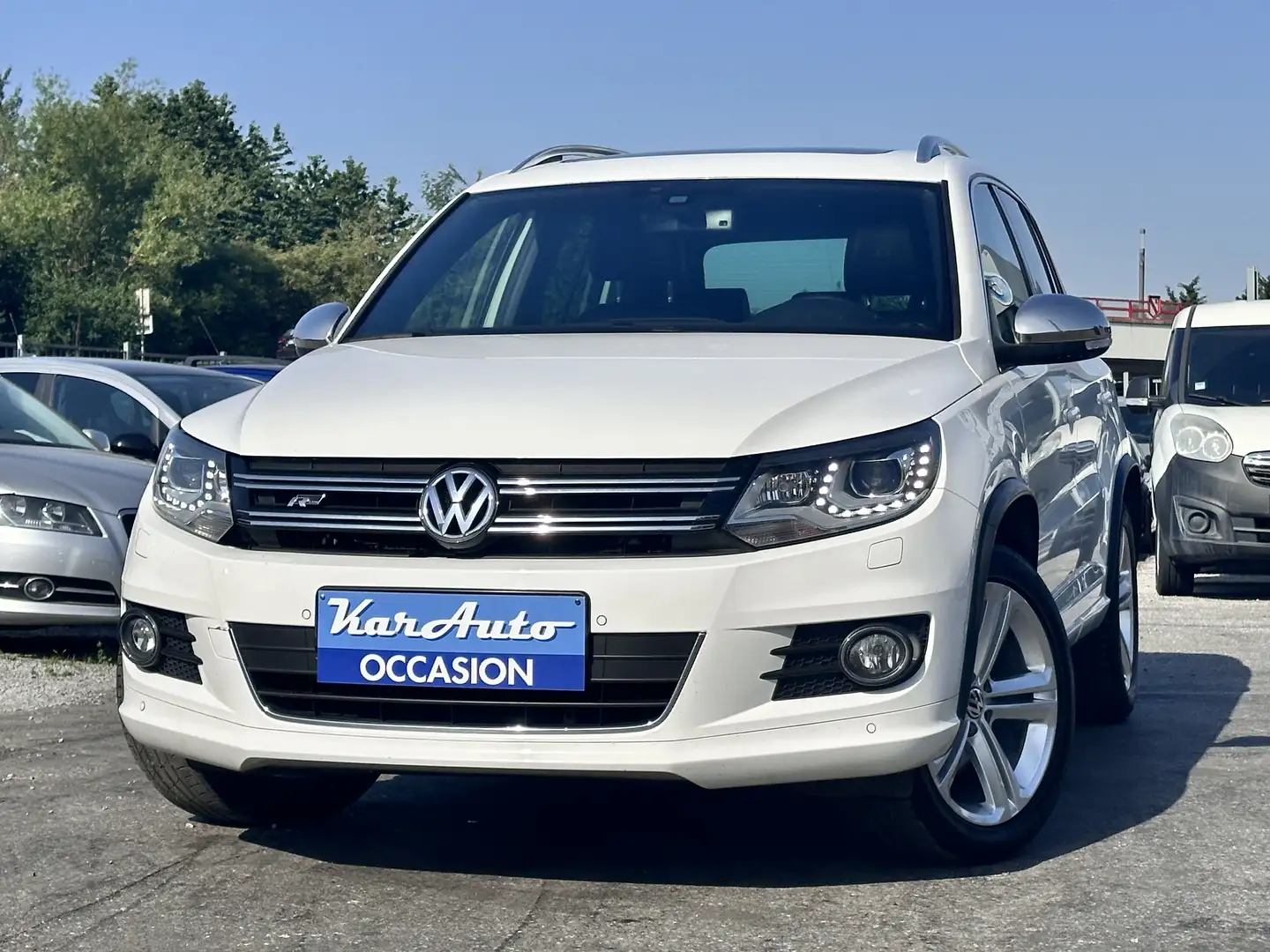Volkswagen Tiguan Tiguan2.0TDi 4MotionAUTOMRLINE*CUIR*TOIT PANO*GPS* Blanc - 1