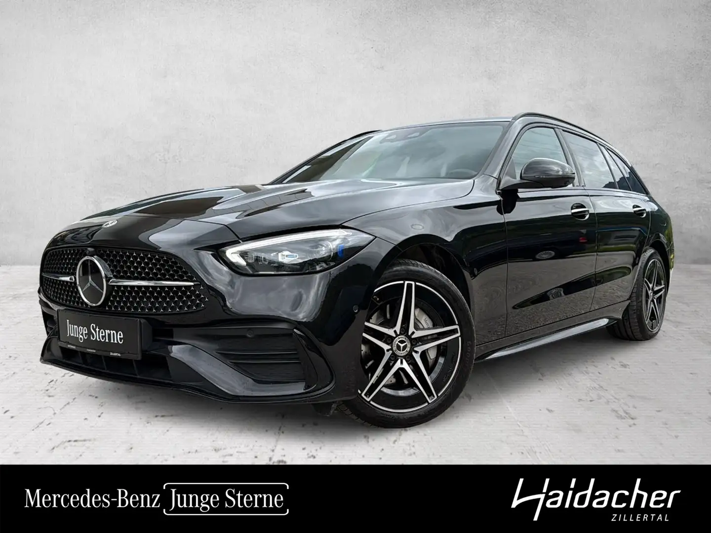 Mercedes-Benz C 300 de 4MATIC T-Modell AMG Pano Night FAP Distr Fekete - 1