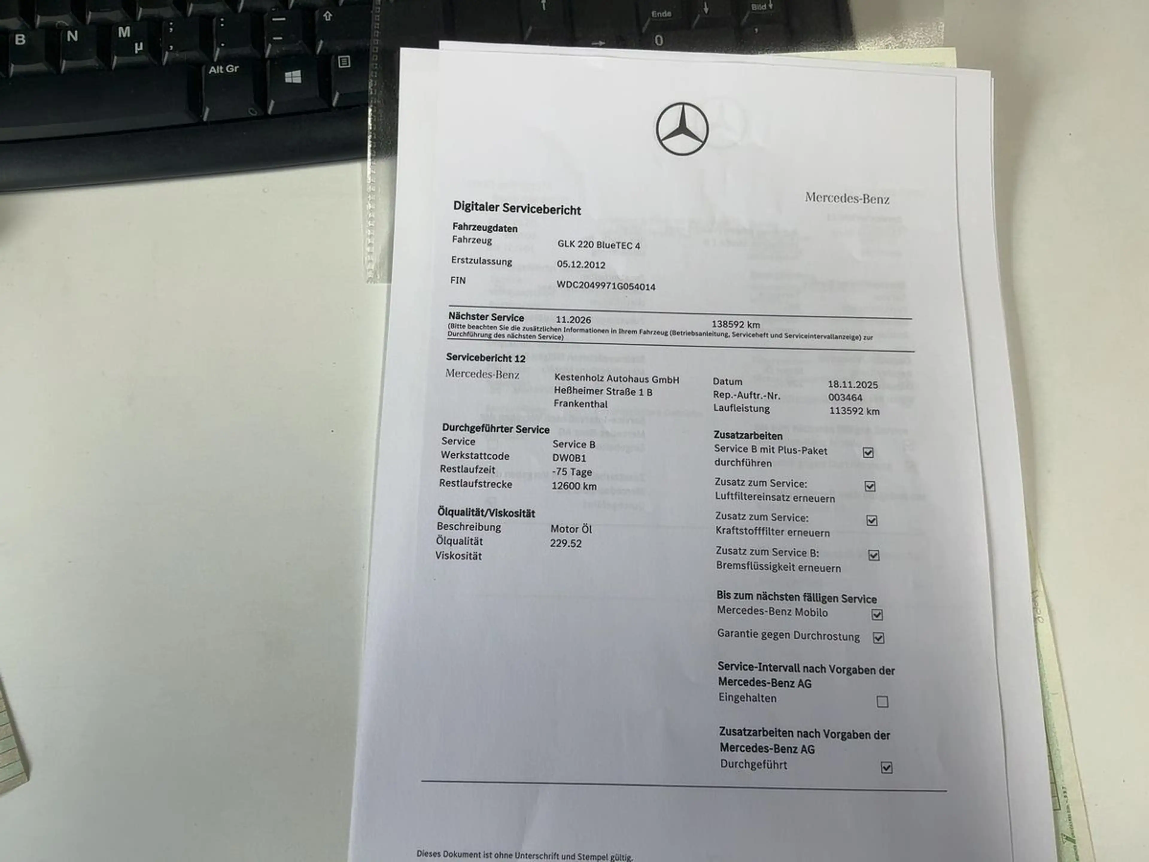 Mercedes-Benz GLK 220 CDI BlueTec 4Matic 1.Hand Scheckheft! — photo 8