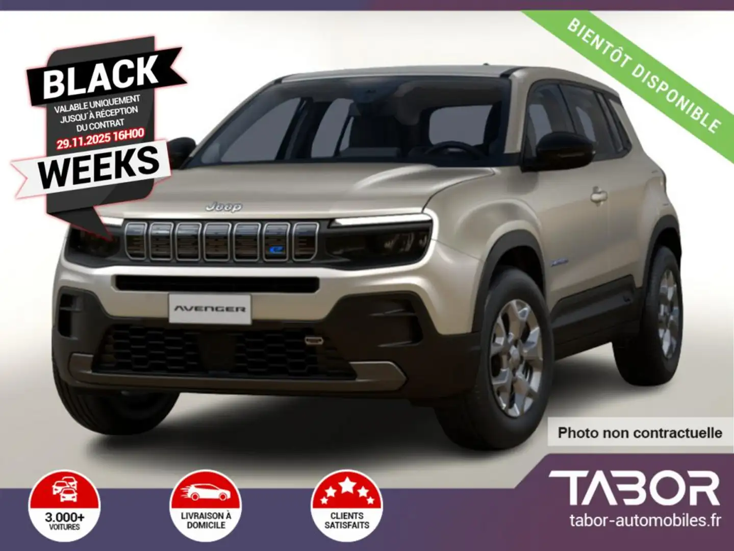 Jeep Avenger 1.2 MHEV 110 DTC Longitude LED PDC Grigio - 1