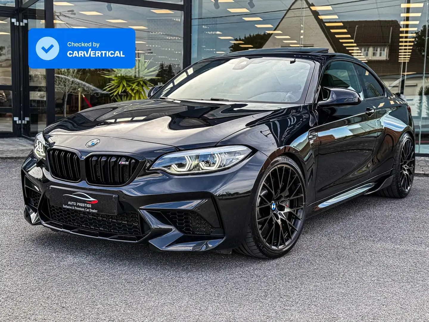 BMW M2 Competition F1 Carbon Black Edition FULL OPTIONS * Zwart - 1