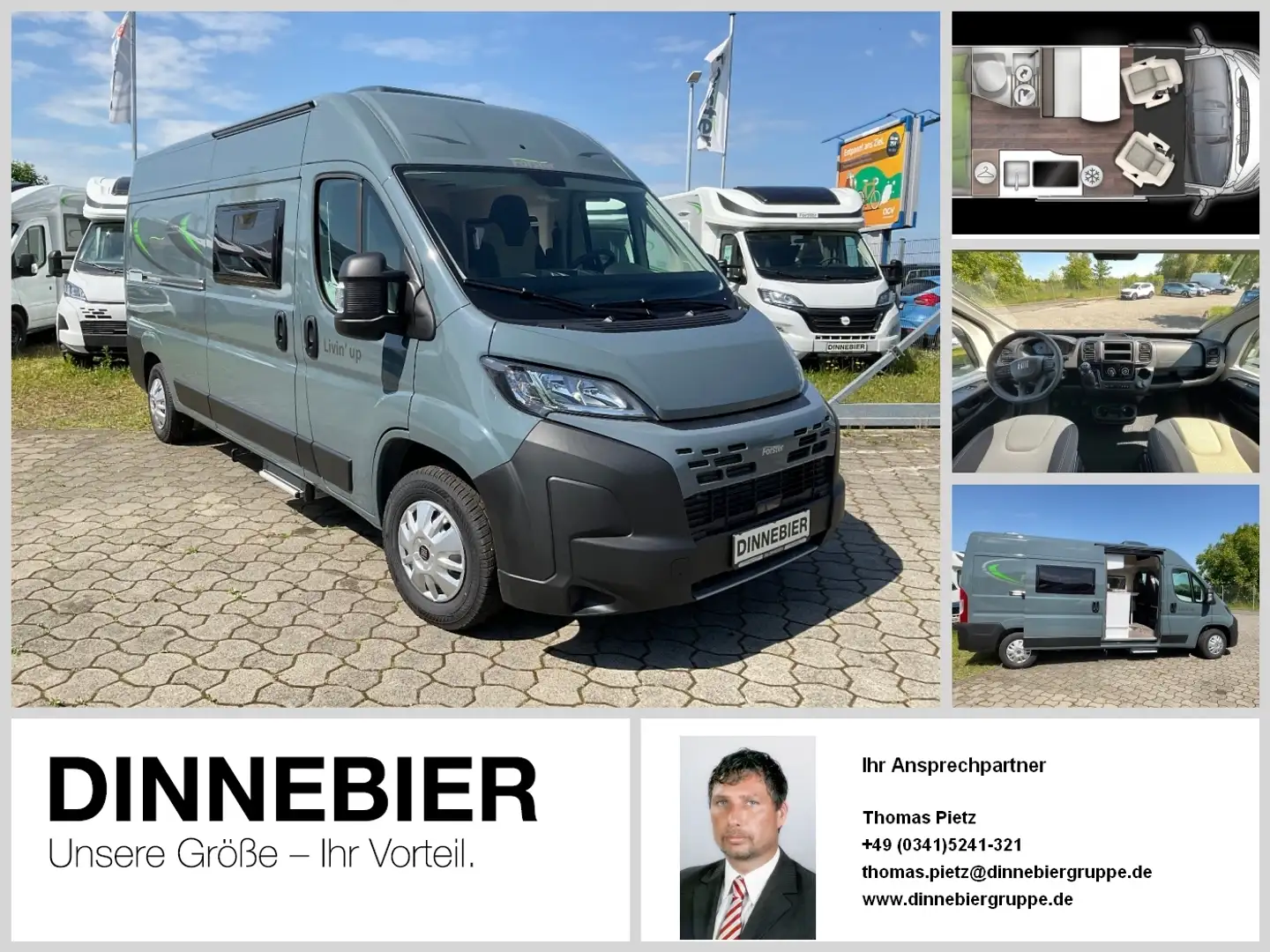 Forster VAN 599 VB  LIVIN UP 140 PS, Doppelstockbetten Grau - 1