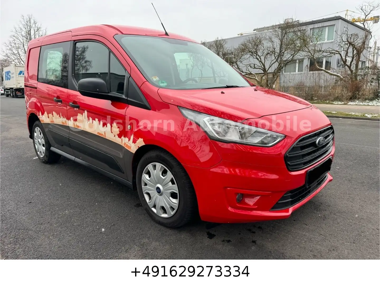 Ford Transit Connect Kasten  1 Hand/Klima/Automatik Rosso - 1