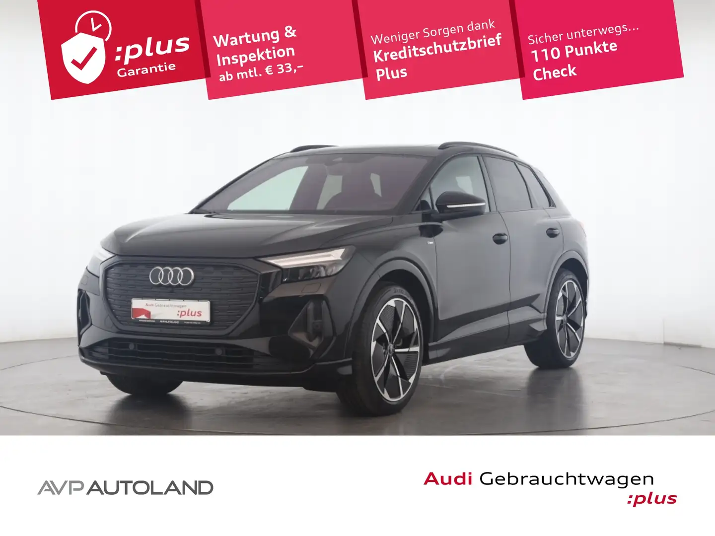 Audi Q4 e-tron 40 S line AHK | PANORAMADACH | SONOS Schwarz - 1