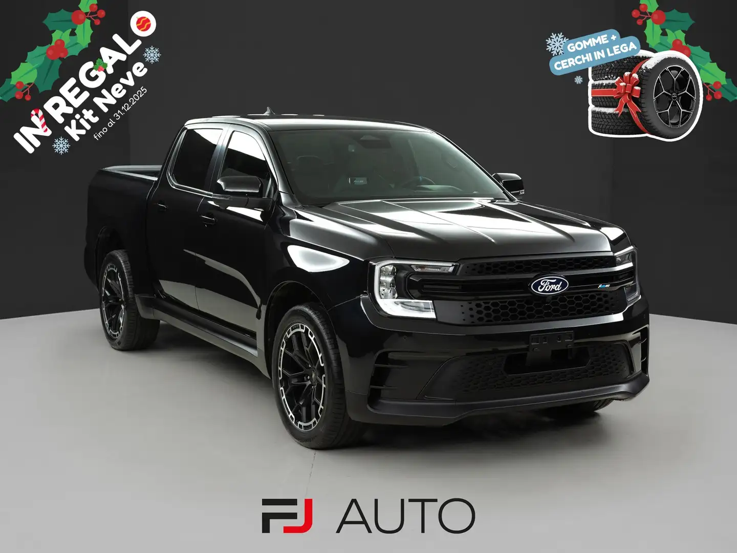 Ford Ranger 3.0 EcoBlue DC MS-RT AWD 240cv auto - IVA ESCL. Nero - 1