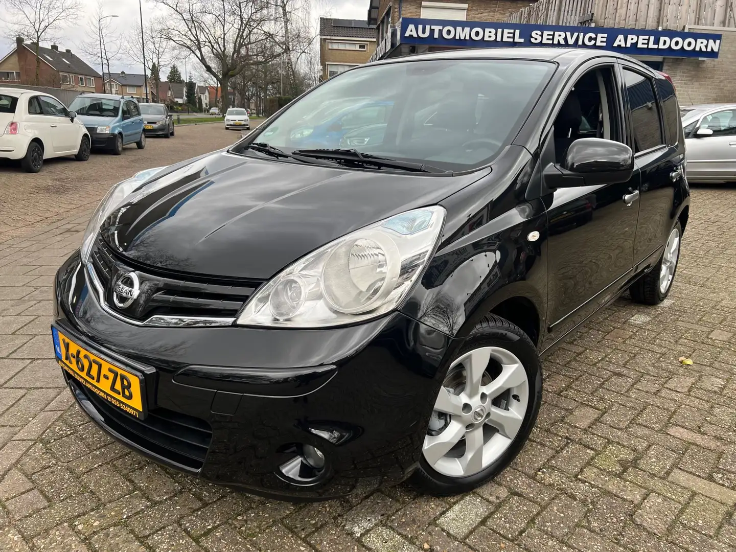 Nissan Note 1.6 Life AUTOMAAT *NAVI*PDC*CRUISE*CLIMA*LM. VELGE Zwart - 1