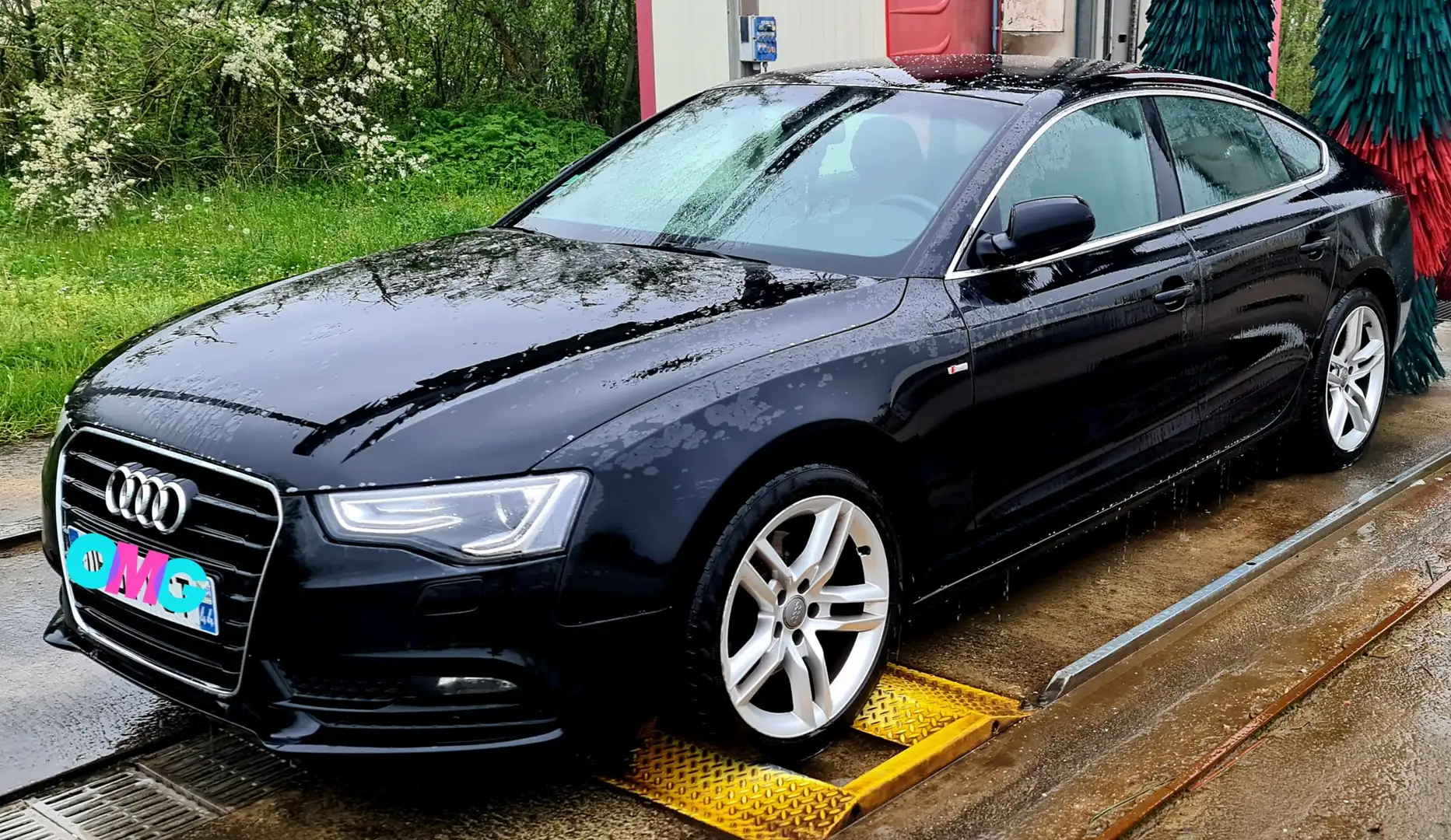 Audi A5 A5 Sportback 2.0 TDI 177 S line Multitronic A Noir - 2