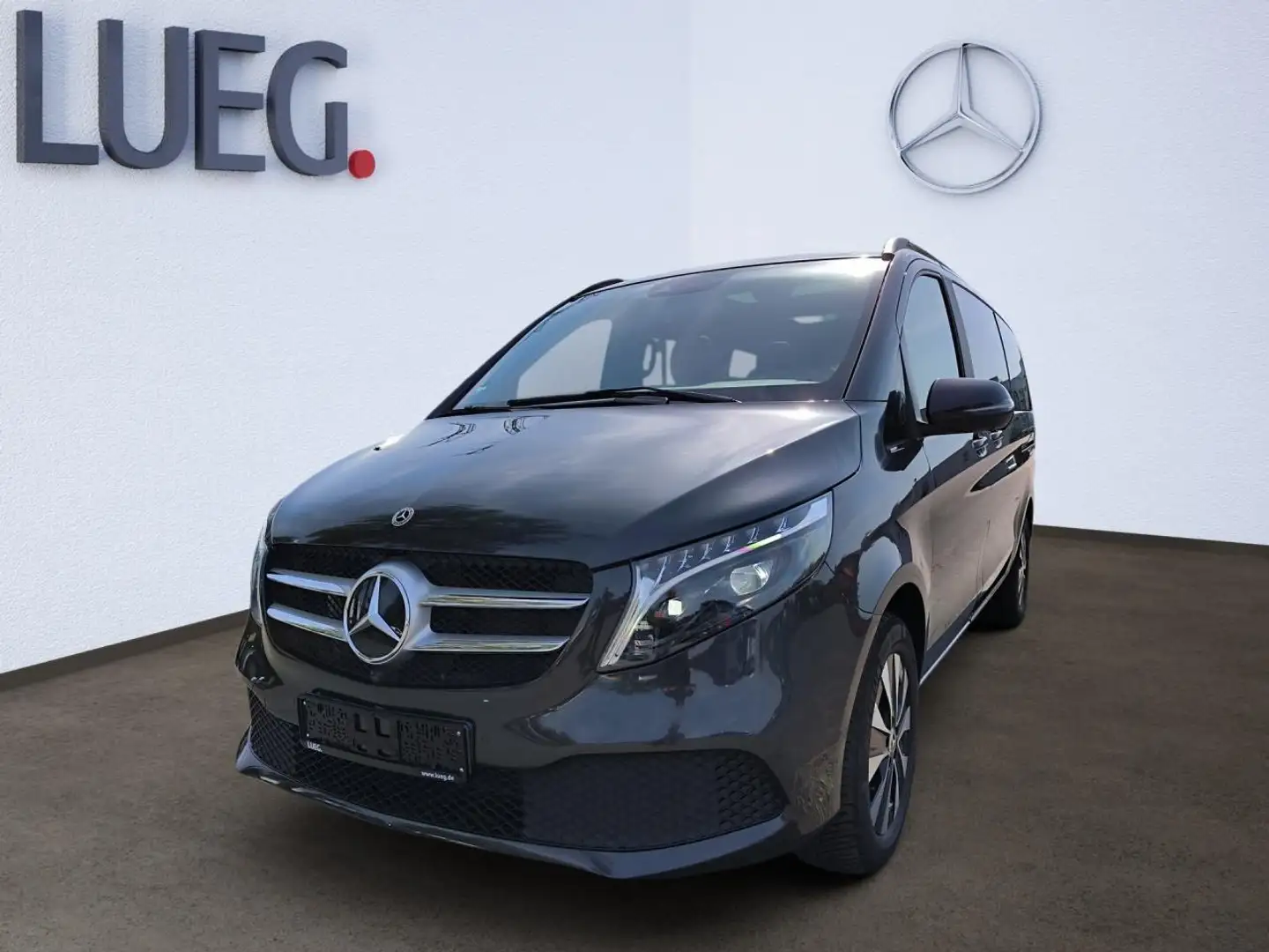 Mercedes-Benz V 300 d 4MATIC Lang el.Schiebe SpurW AHK Pano Gris - 1