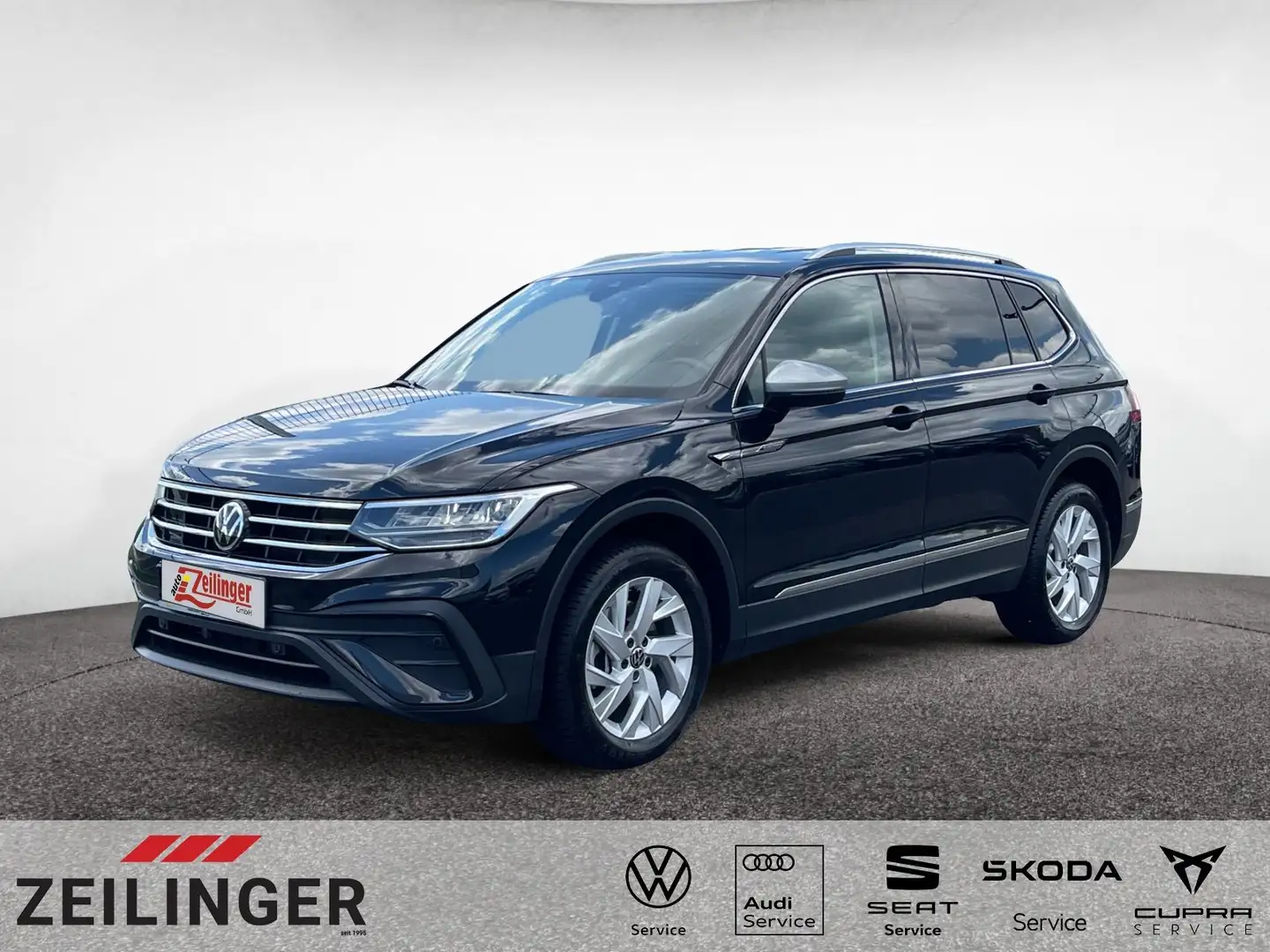 Volkswagen Tiguan Allspace Life 4Mo TDI DSG|7-S|AHK|eHECK Schwarz - 1