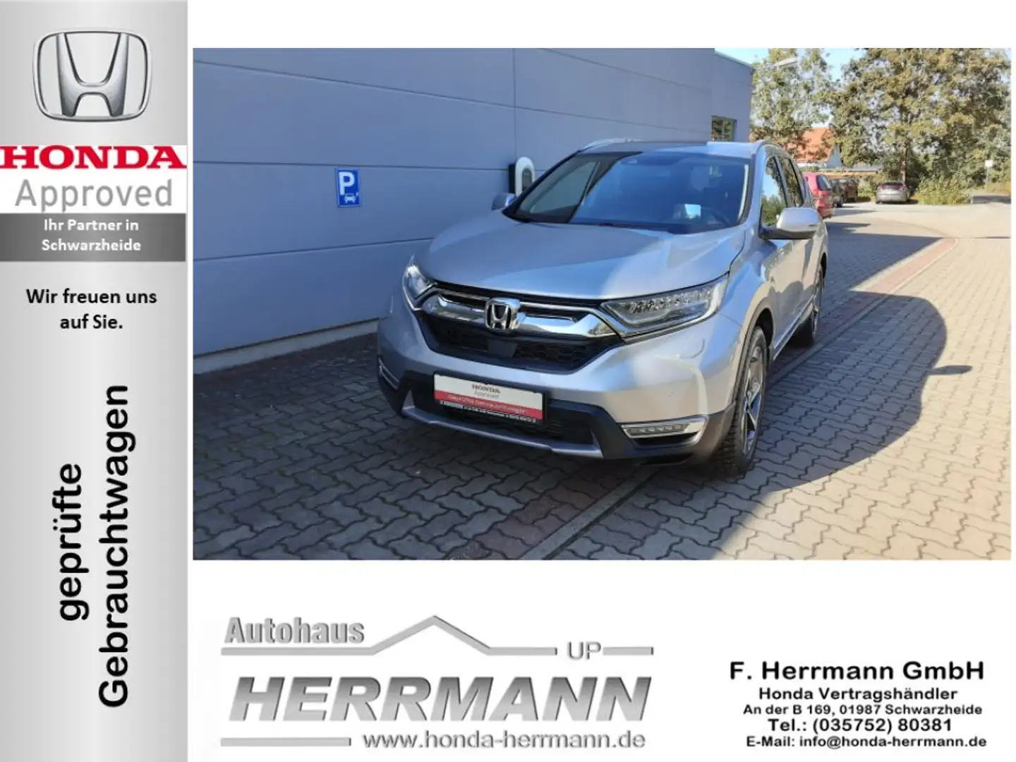 Honda CR-V 1.5T 4WD CVT Executive, WR, el. Heckl.AHZV Silber - 1
