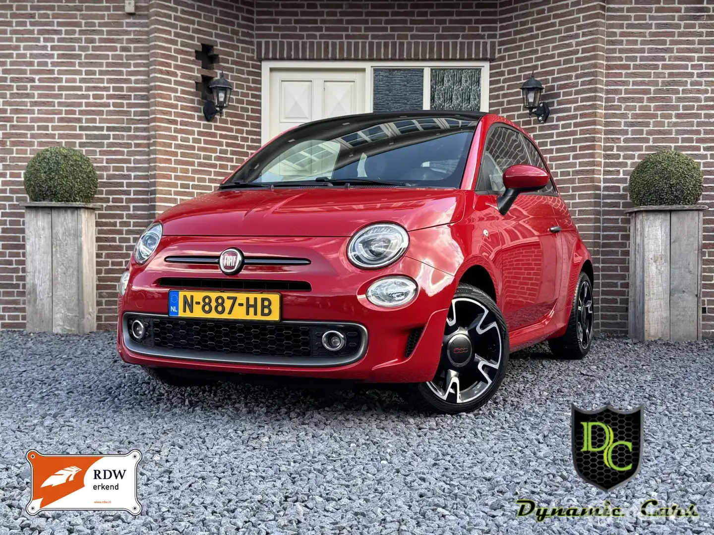 Fiat 500C 1.2 S Rood - 1