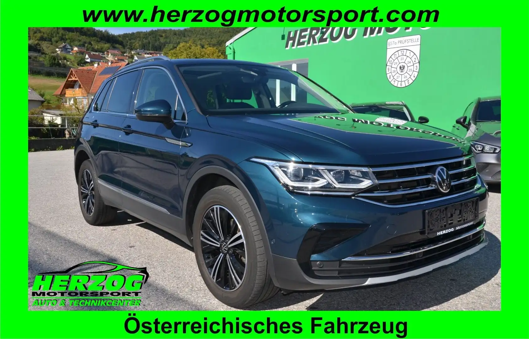 Volkswagen Tiguan Tiguan 2,0TDI 4Motion Elegance DSG MATRIX P-D 1.Be Blau - 1