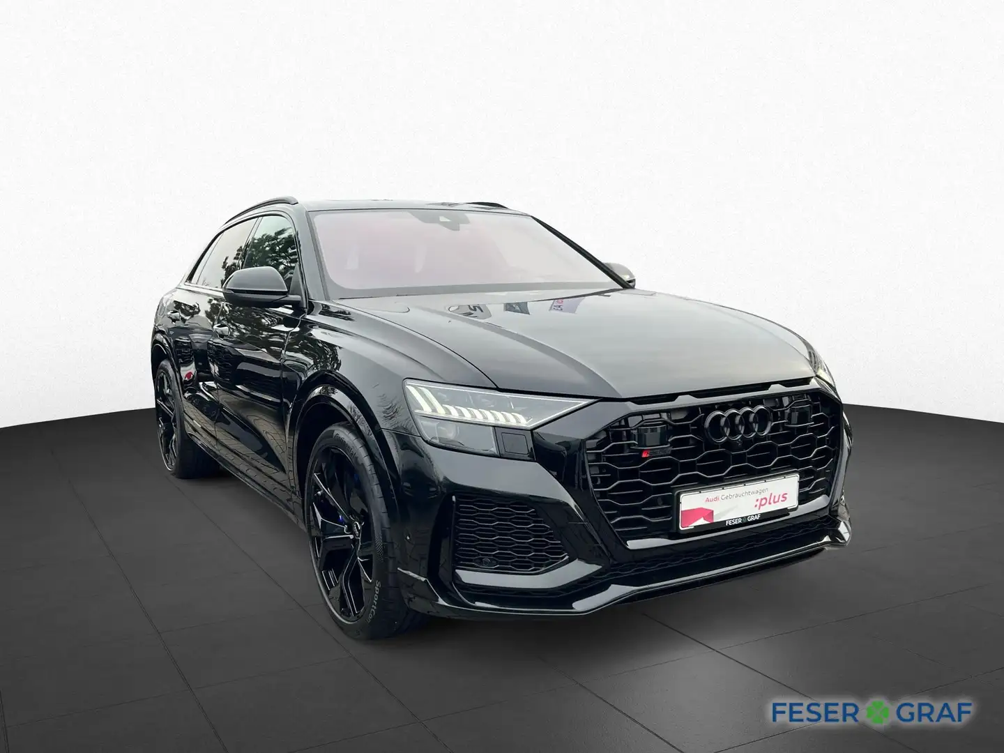 Audi RS Q8 qu. Tip-tr. +RS ESSENTIAL+AHK+KERAMIK+PANO+ Schwarz - 2