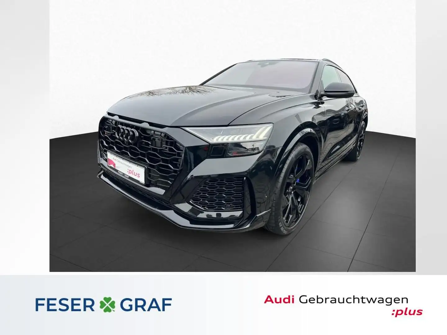 Audi RS Q8 qu. Tip-tr. +RS ESSENTIAL+AHK+KERAMIK+PANO+ Schwarz - 1