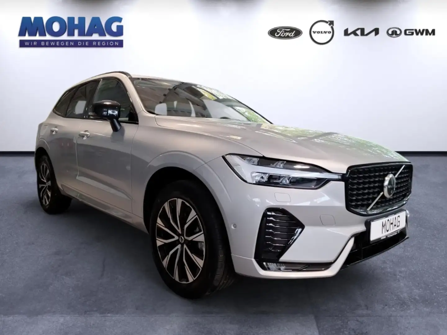 Volvo XC60 Plus Dark Standheizung 360 Grad AHK-Semi-Elektris Silber - 2