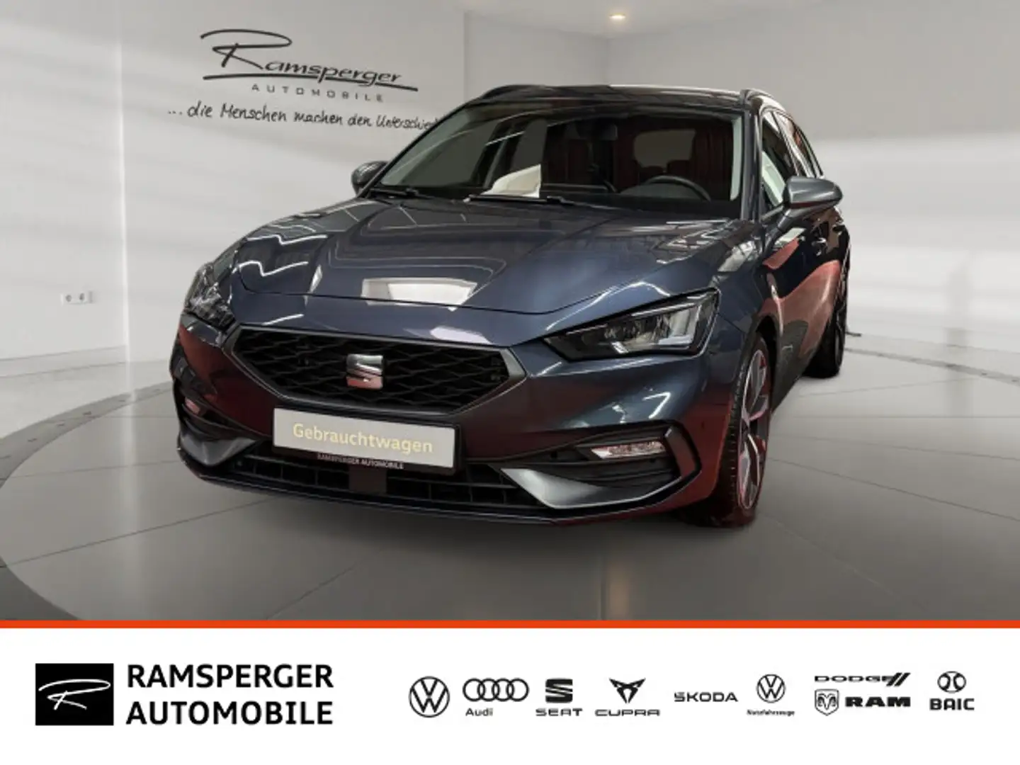SEAT Leon Sportstourer FR 2.0 TDI AHK/Navi/Assist/uvm Gris - 1