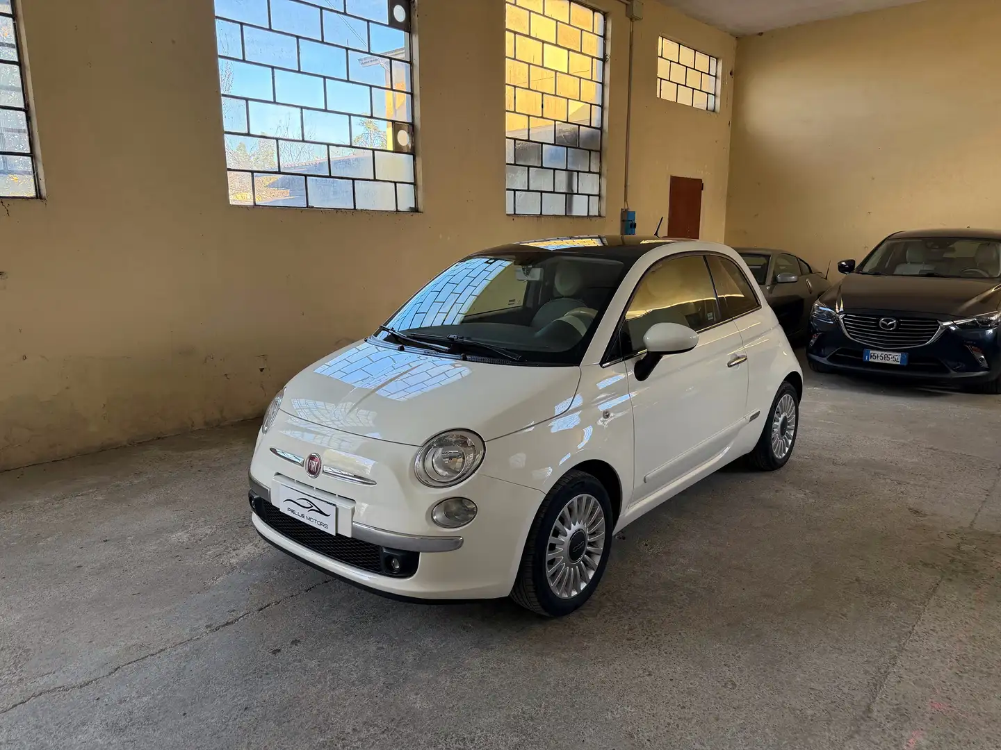 Fiat 500 1.2 Lounge 69cv *DISTRIBUZIONE FATTA/UNIPROPR* Bianco - 2