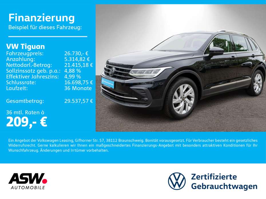 Second hand Volkswagen Tiguan 1.5